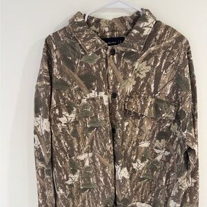 Abercrombie & Fitch Men's Woodland Camo Shirt Jacket
